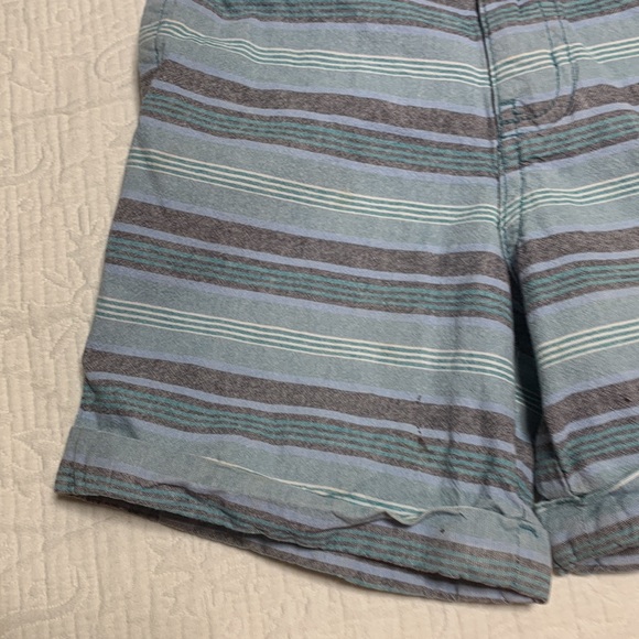 3T (6/$20) Teal Cotton Striped Shorts by Cherokee - Picture 3 of 15